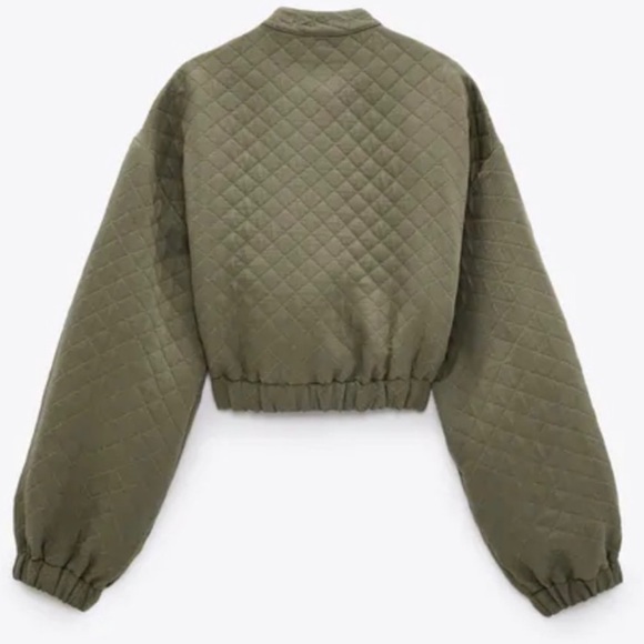 Zara Quilted Cropped top - Picture 5 of 5